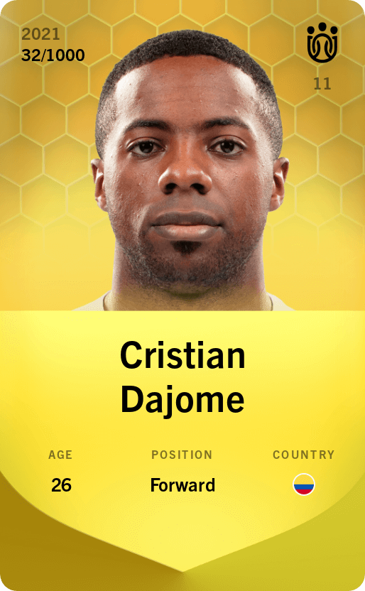 Cristian Dajome 2021-22 • Limited 32/1000