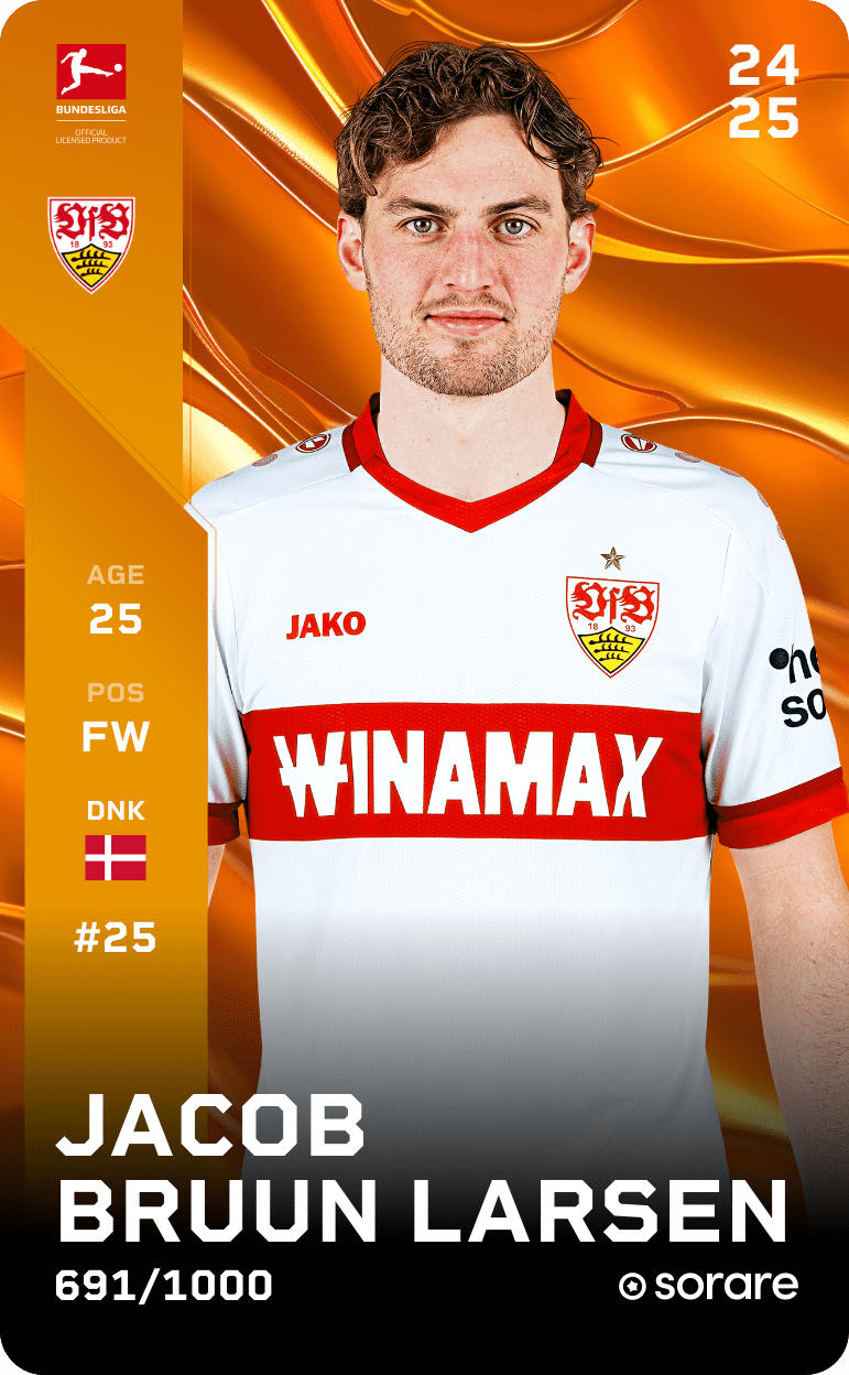 Jacob Bruun Larsen 2024-25 • Limited 691/1000