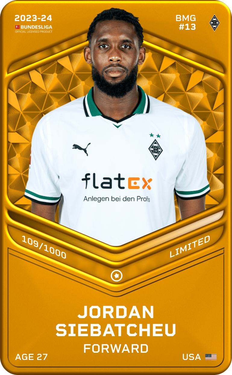 Jordan Siebatcheu 2023-24 • Limited 109/1000