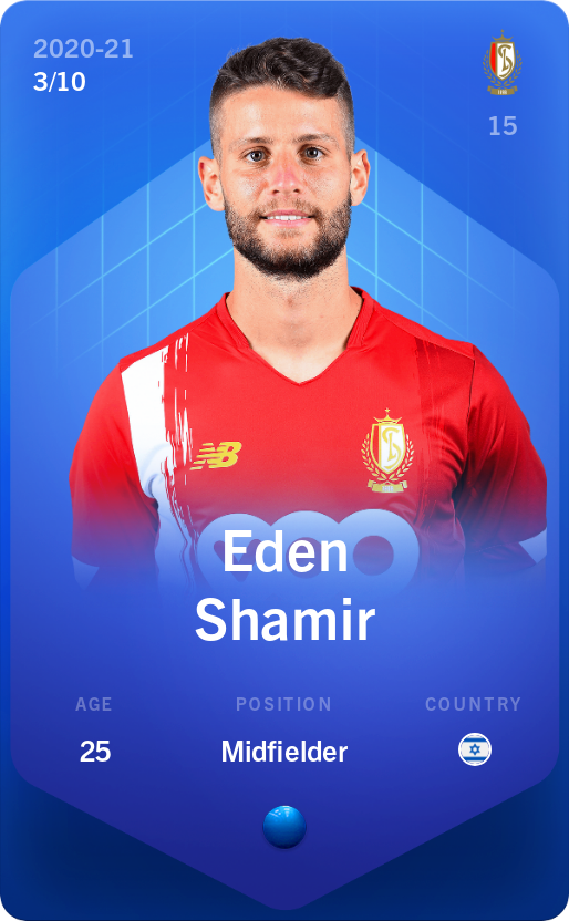 Sorare - Sorare Official - Eden Shamir 2020-21 • Super Rare 3/10 - NFT # 114441071064216990318527067672739022666480567184212079615579587710649123643890