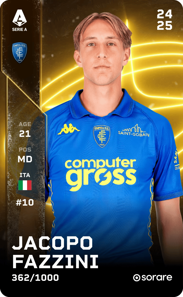 Jacopo Fazzini 2024-25 • Limited 362/1000
