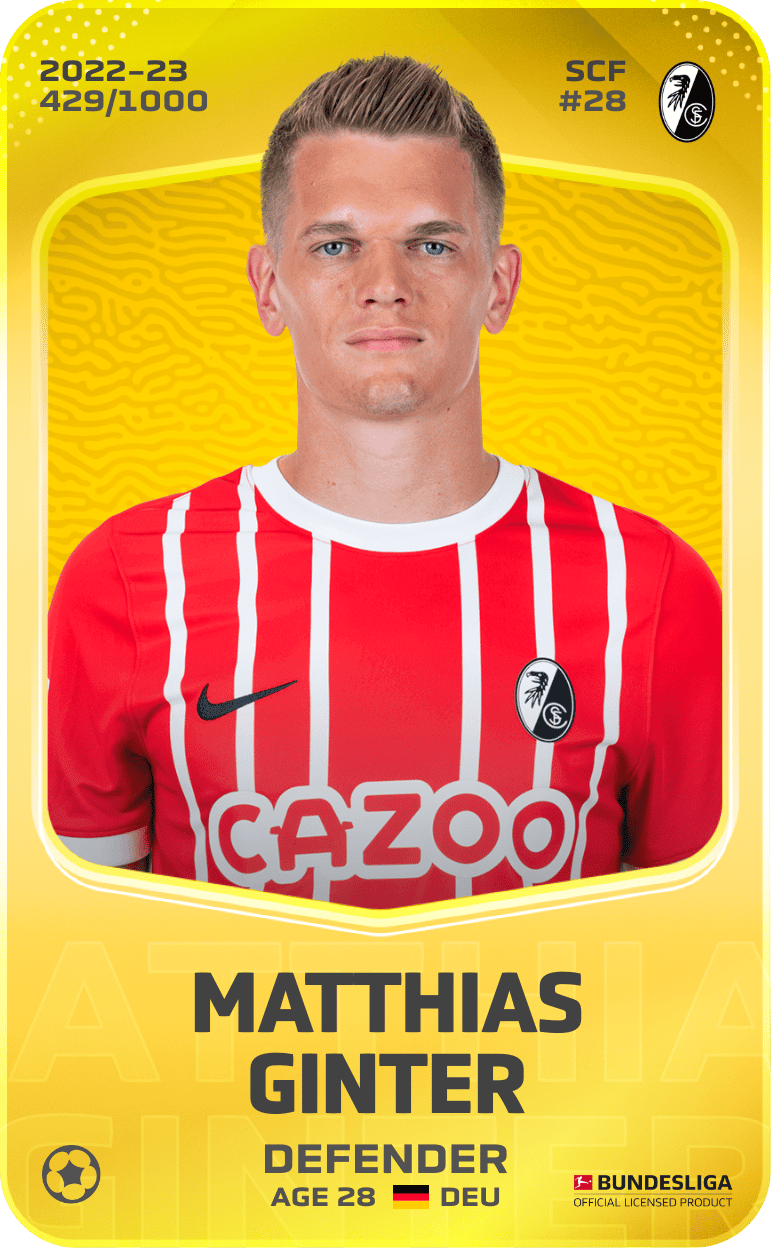 Matthias Ginter 2022-23 • Limited 429/1000