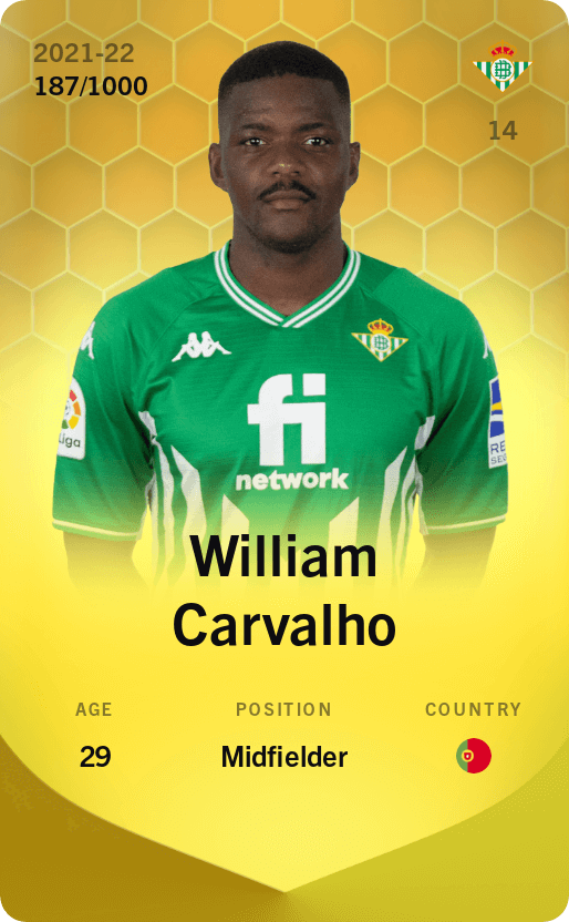 William Carvalho 2021-22 • Limited 187/1000
