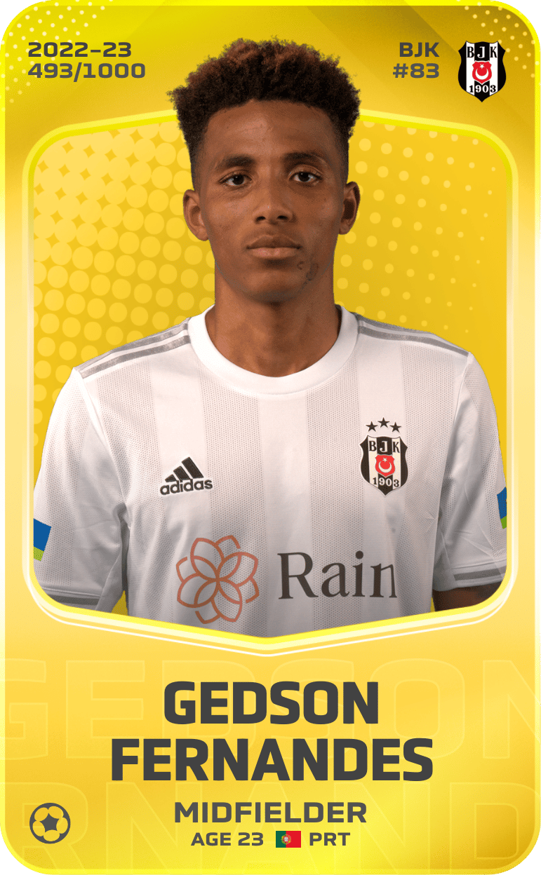 Gedson Fernandes 2022-23 • Limited 493/1000