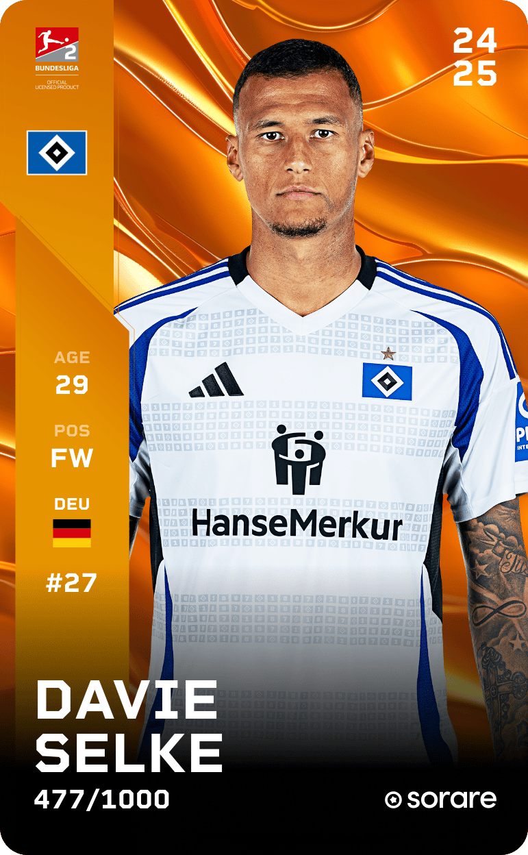 Davie Selke 2024-25 • Limited 477/1000