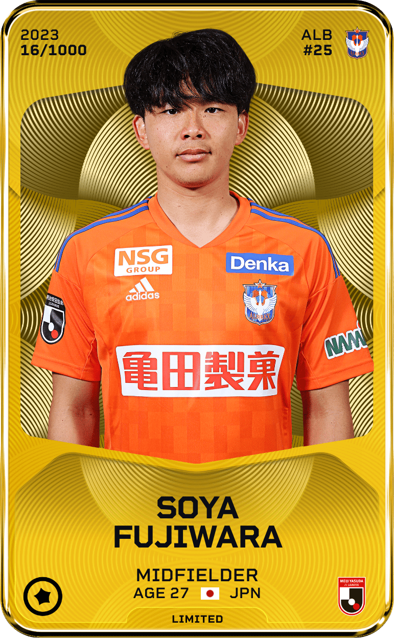 Soya Fujiwara 2023-24 • Limited 16/1000