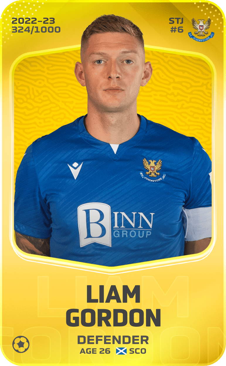 Liam Gordon 2022-23 • Limited 324/1000