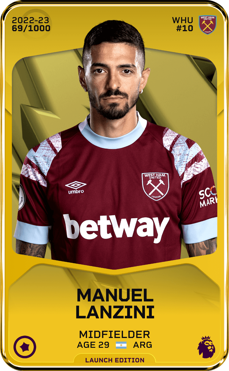 Manuel Lanzini 2022-23 • Limited 69/1000