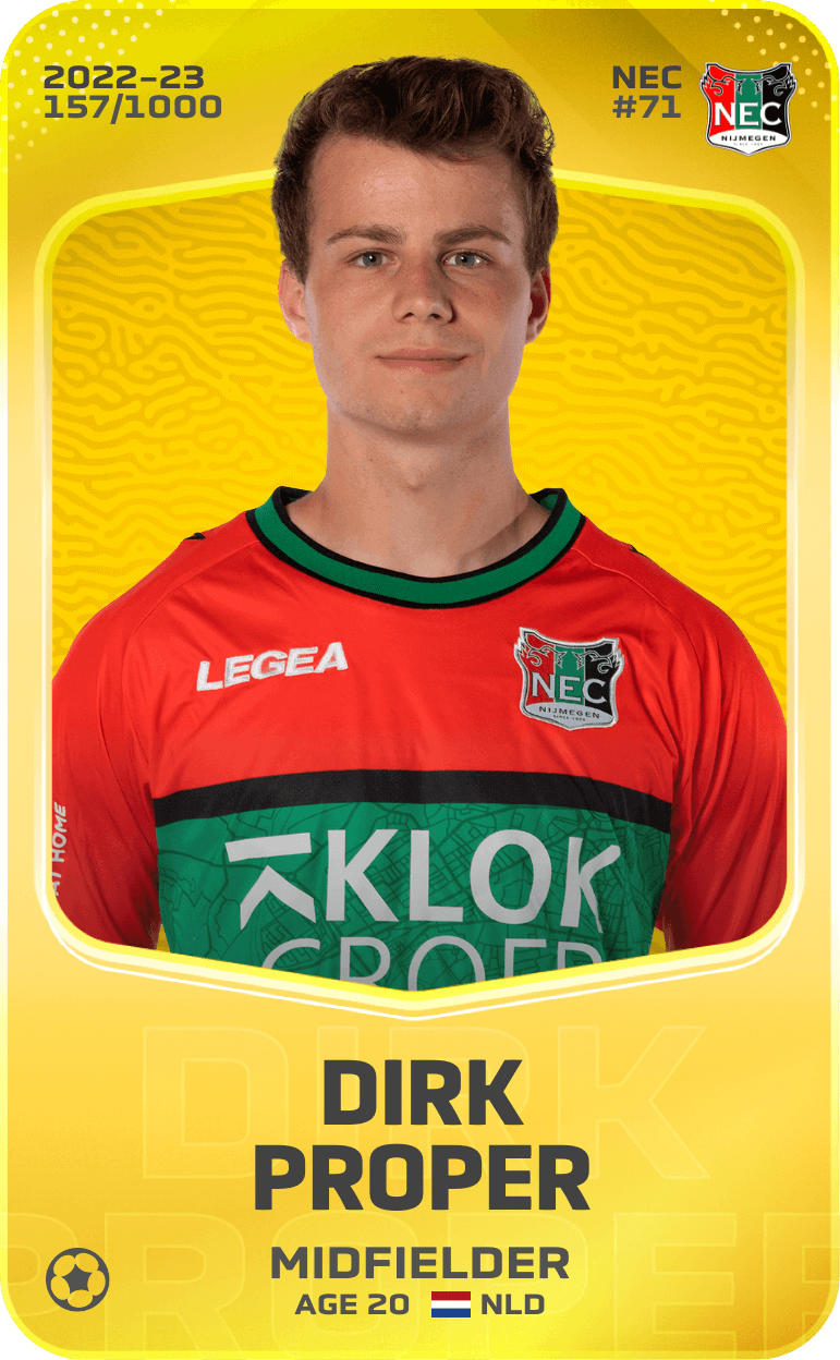 Dirk Proper 2022-23 • Limited 157/1000