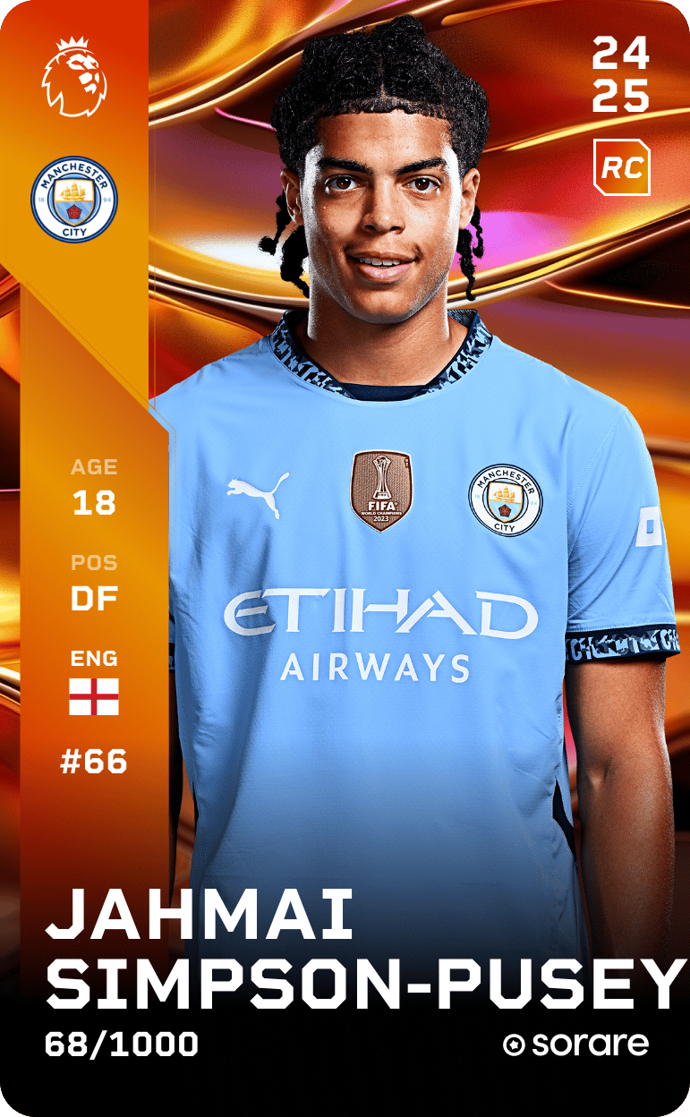 Jahmai Simpson-Pusey 2024-25 • Limited 68/1000