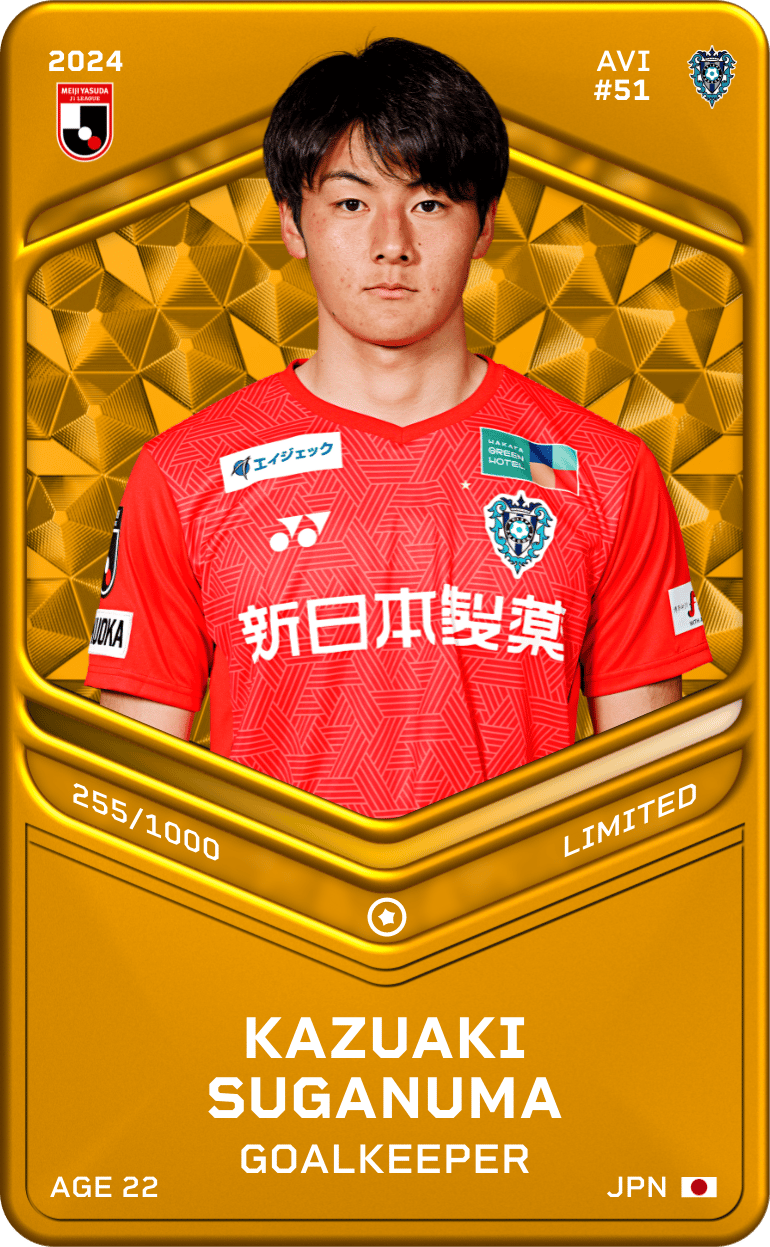 Kazuaki Suganuma 2024-25 • Limited 255/1000