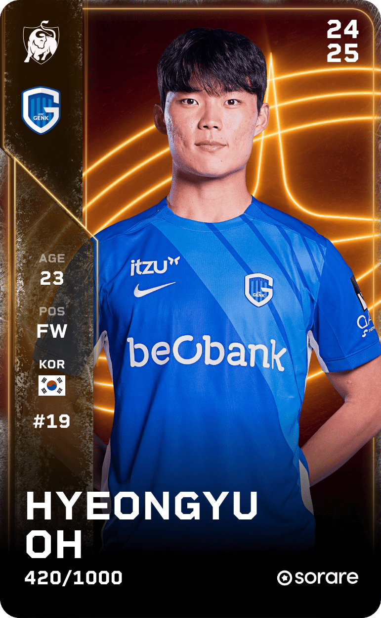 Hyeongyu Oh 2024-25 • Limited 420/1000
