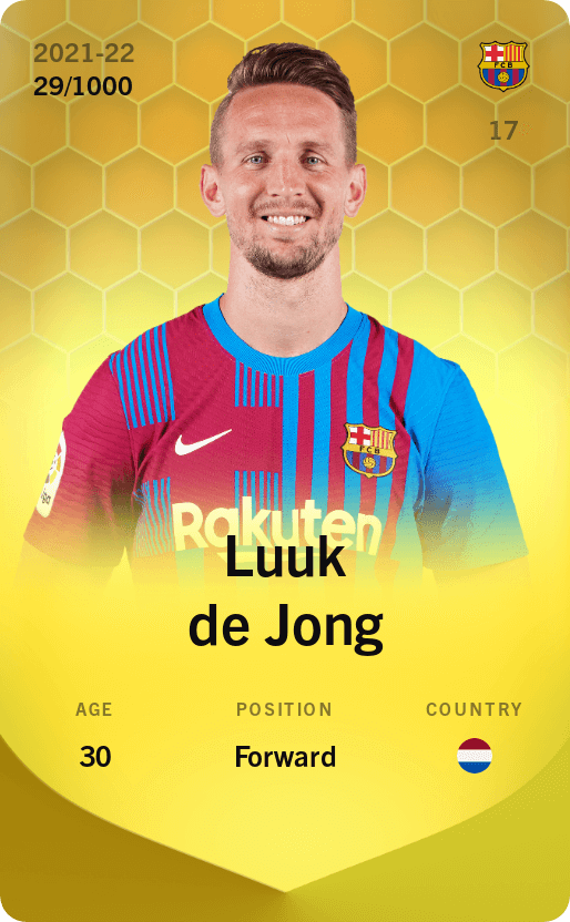 Luuk de Jong 2021-22 • Limited 29/1000
