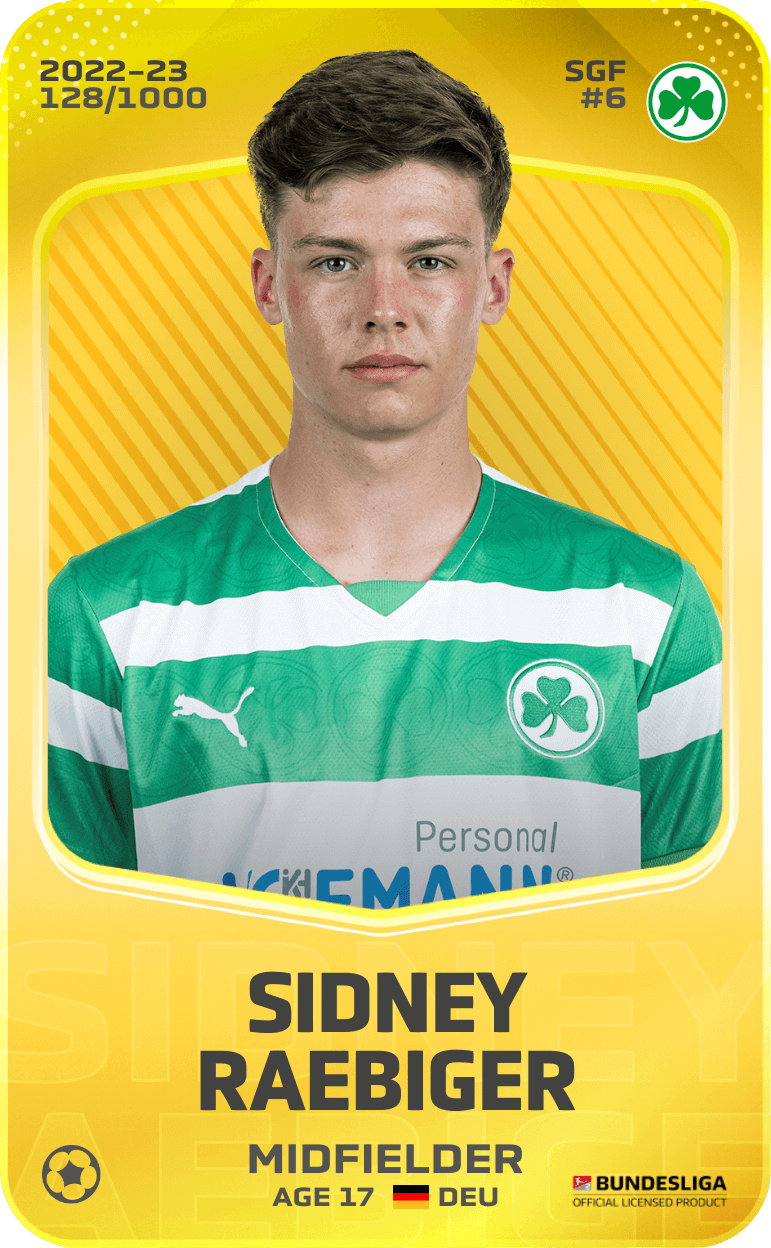 Sidney Raebiger 2022-23 • Limited 128/1000