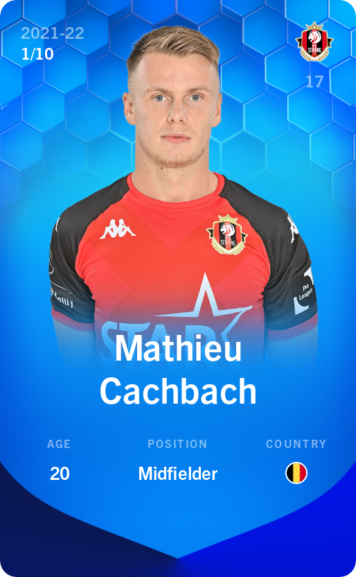 Sorare - Sorare Official - Mathieu Cachbach 2021-22 • Super Rare 1/10 - NFT # 35485263945219984456284254526310182260154123019953900661808674225832906551502