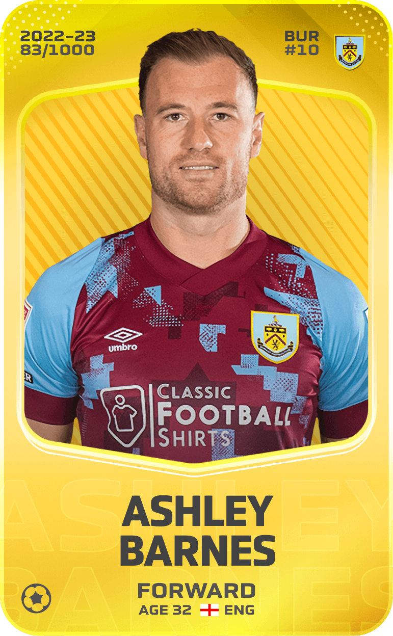 Ashley Barnes 2022-23 • Limited 83/1000
