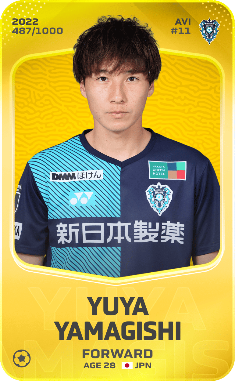 Yuya Yamagishi 2022-23 • Limited 487/1000