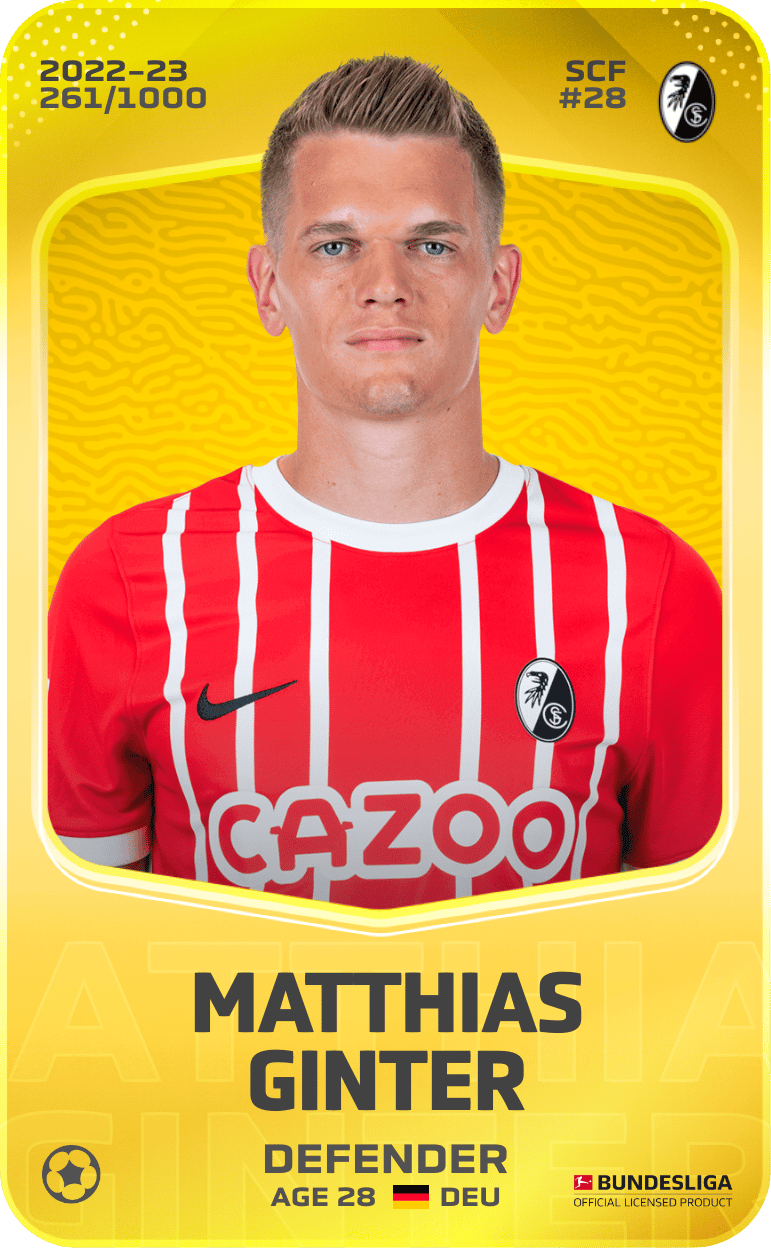 Matthias Ginter 2022-23 • Limited 261/1000