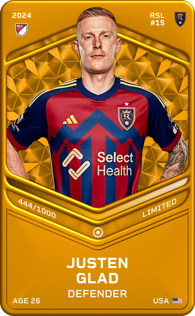 Justen Glad 2024-25 • Limited 444/1000