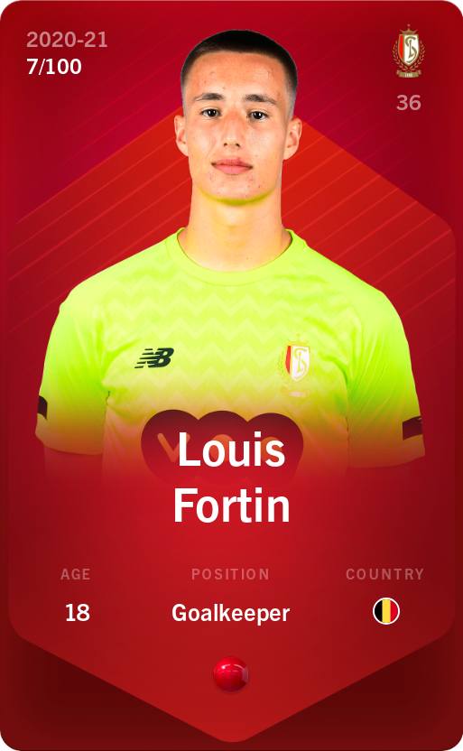 Sorare - Sorare Official - Louis Fortin 2020-21 • Rare 7/100 - NFT # 37505183205020225796754891244301095302370821617588458001996372629093891733945
