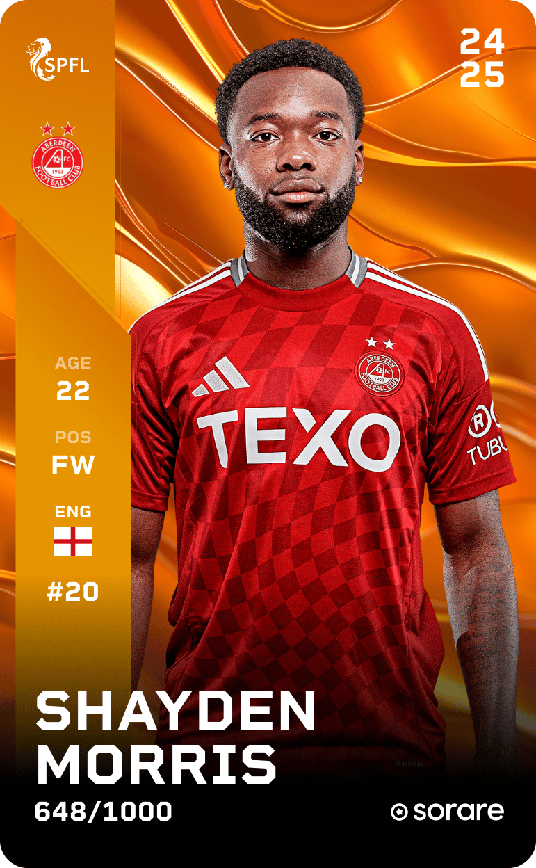 Shayden Morris 2024-25 • Limited 648/1000