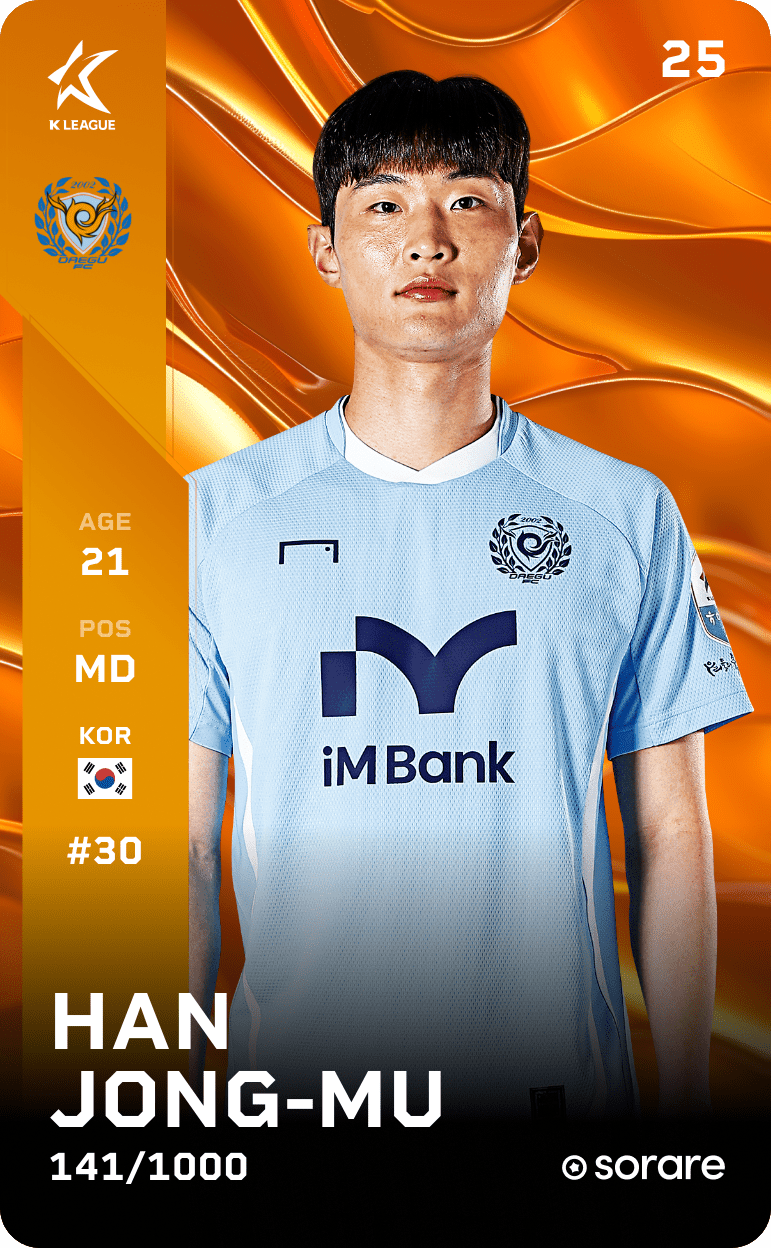 Han Jong-Mu 2025-26 • Limited 141/1000
