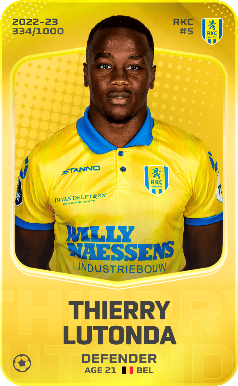 Thierry Lutonda 2022-23 • Limited 334/1000