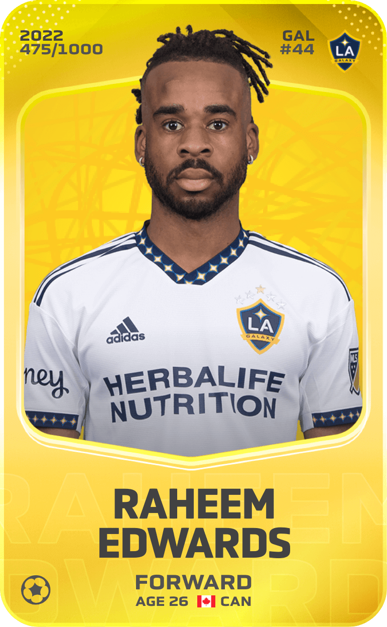 Raheem Edwards 2022-23 • Limited 475/1000