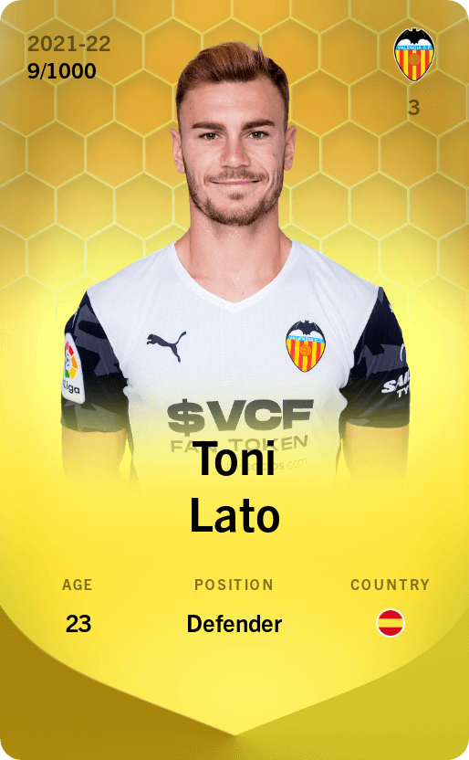 Toni Lato 2021-22 • Limited 9/1000