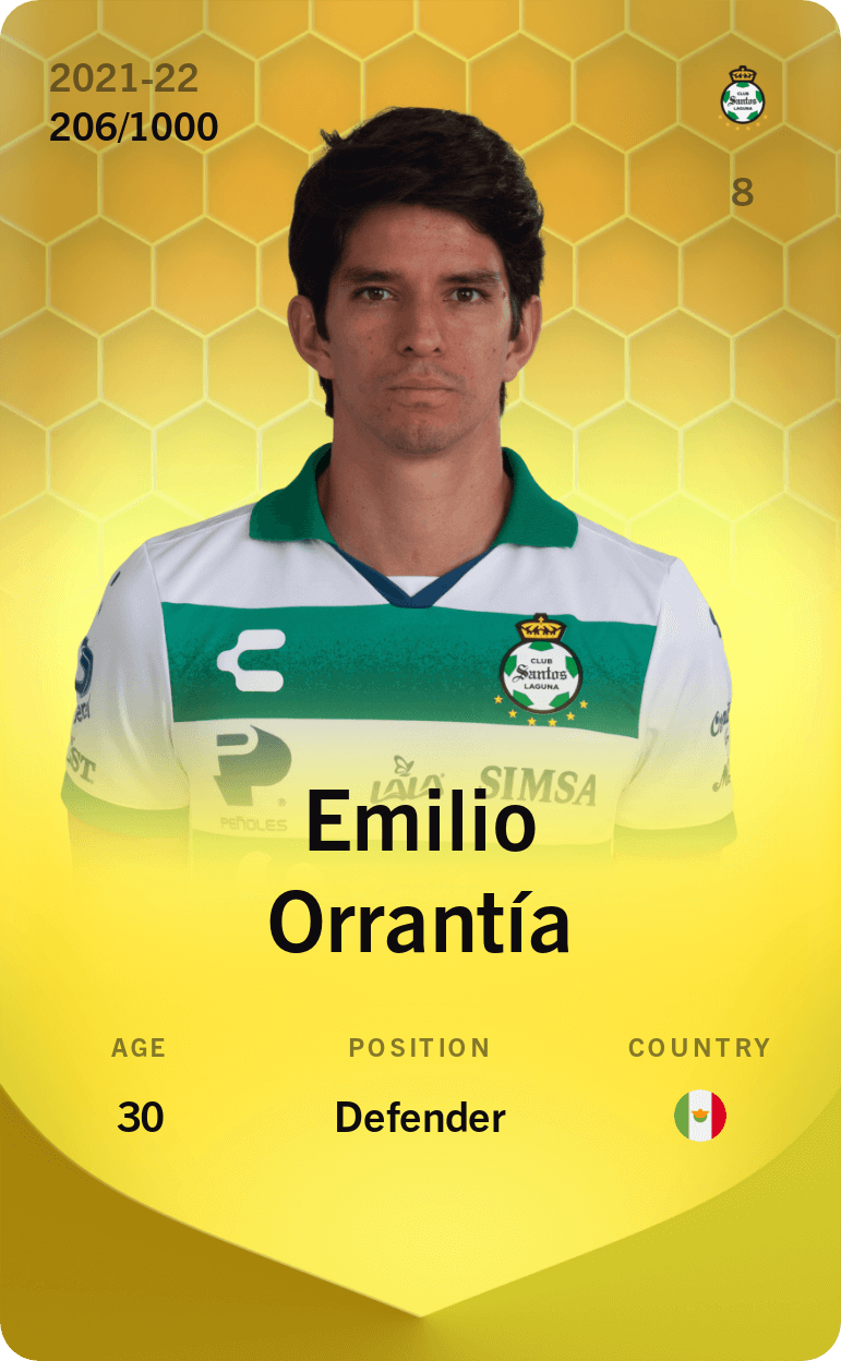 Emilio Orrantía 2021-22 • Limited 206/1000