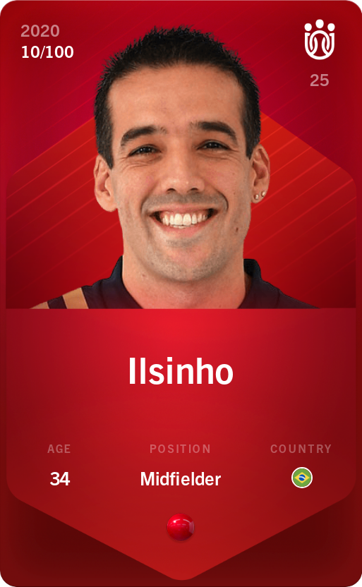 Sorare - Sorare Official - Ilsinho 2020-21 • Rare 10/100 - NFT # 108716567849343615339254526497948525744846810504574745416262209880555186965540