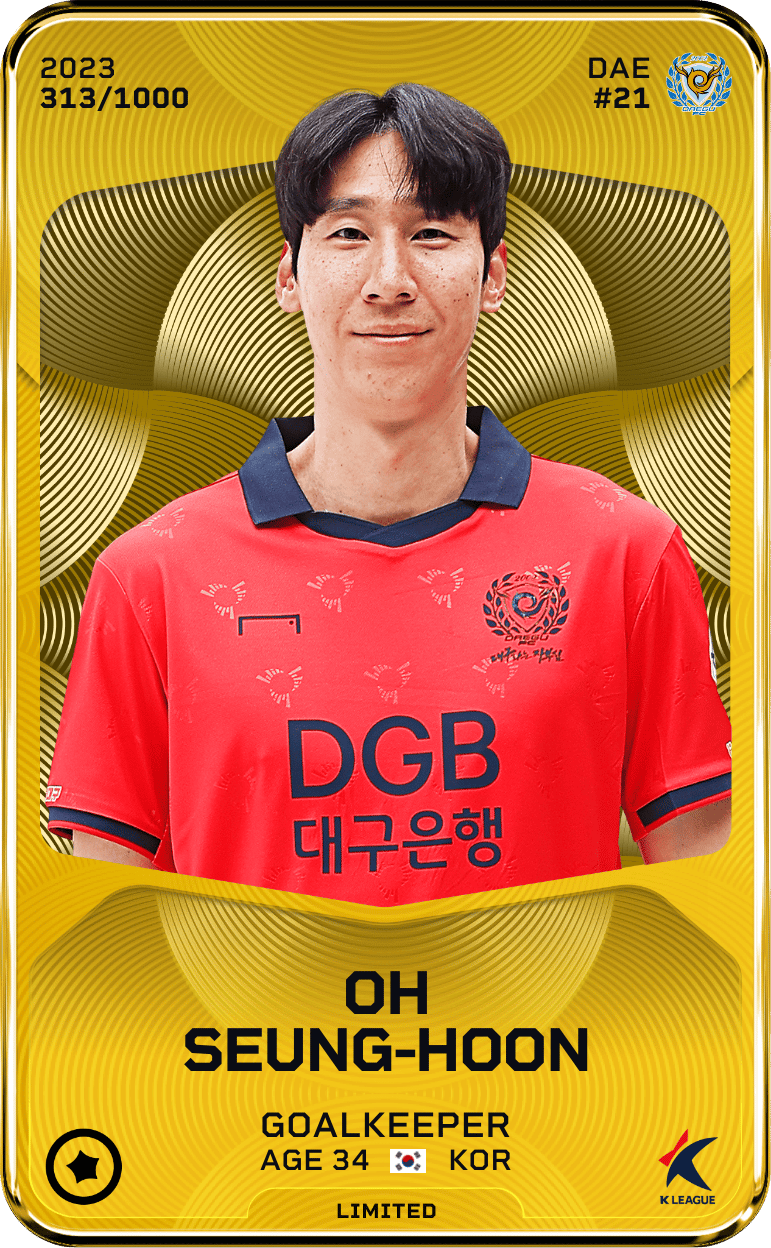 Oh Seung-Hoon 2023-24 • Limited 313/1000