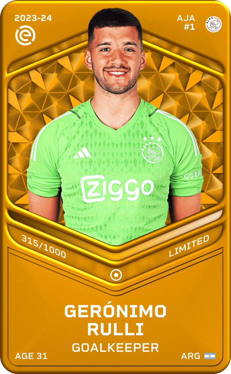 Gerónimo Rulli 2023-24 • Limited 315/1000