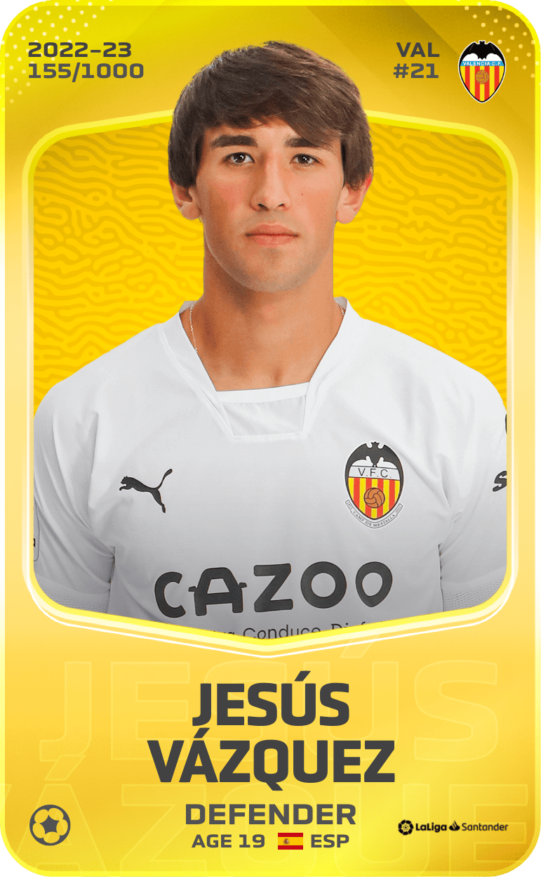 Jesús Vázquez 2022-23 • Limited 155/1000