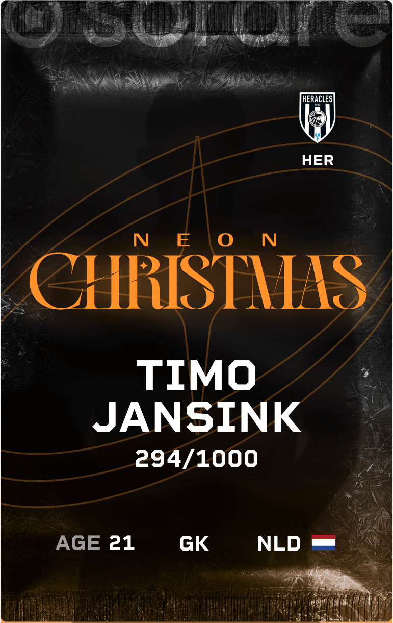 Timo Jansink 2024-25 • Limited 294/1000