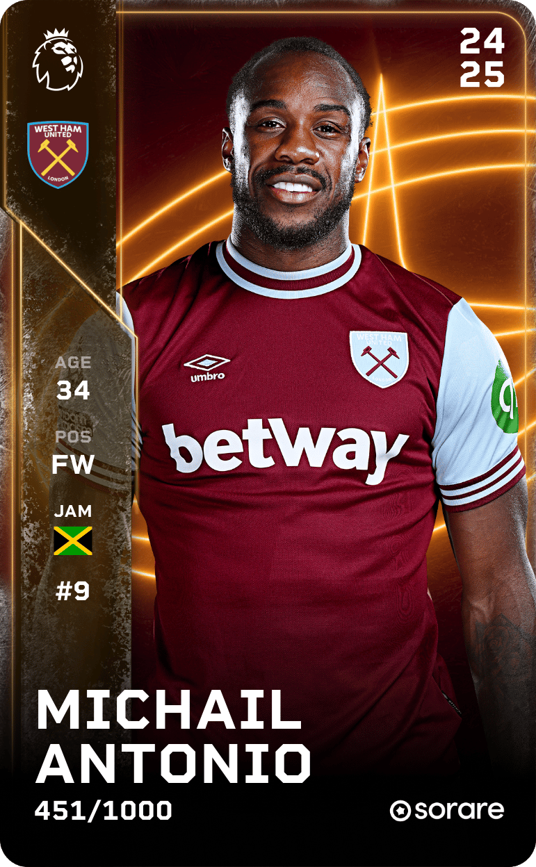 Michail Antonio 2024-25 • Limited 451/1000