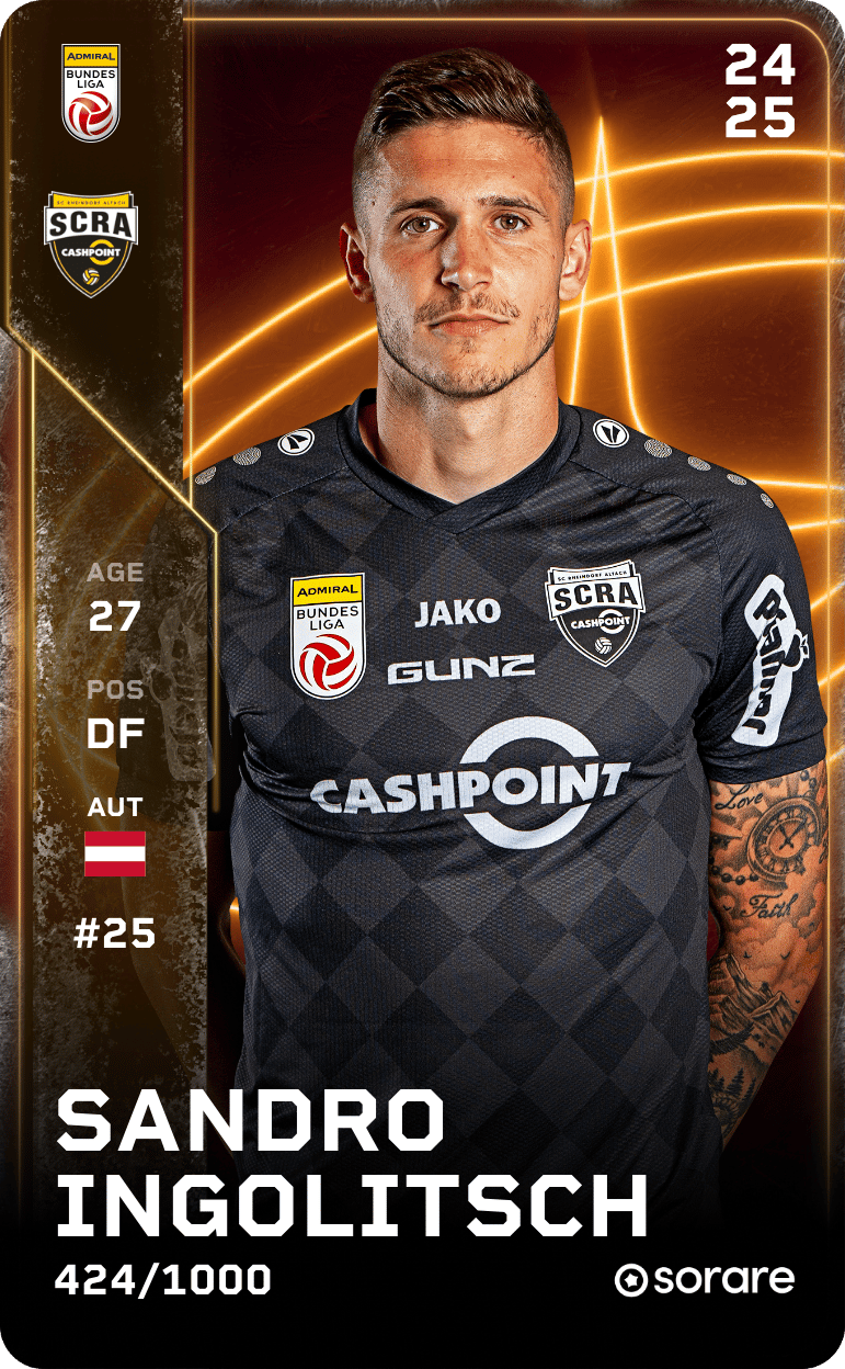 Sandro Ingolitsch 2024-25 • Limited 424/1000
