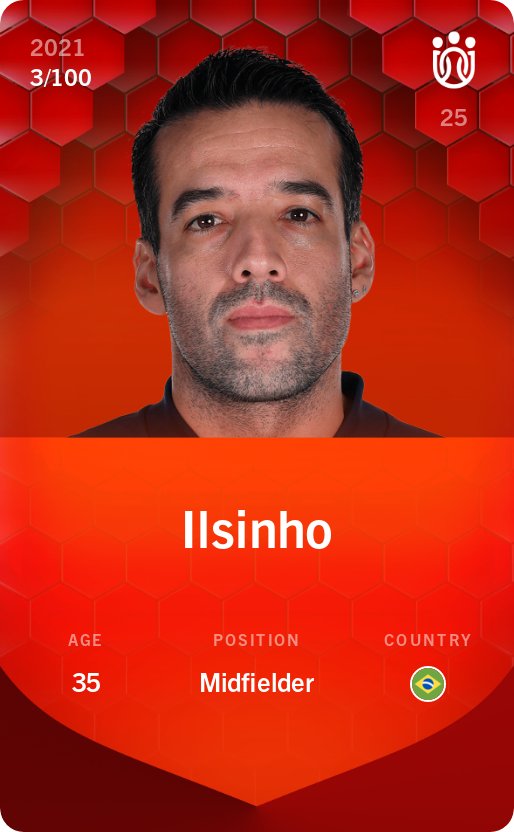 Sorare - Sorare Official - Ilsinho 2021-22 • Rare 3/100 - NFT # 63954113316278041553269410989506510106441930152781527715439415664819843970799