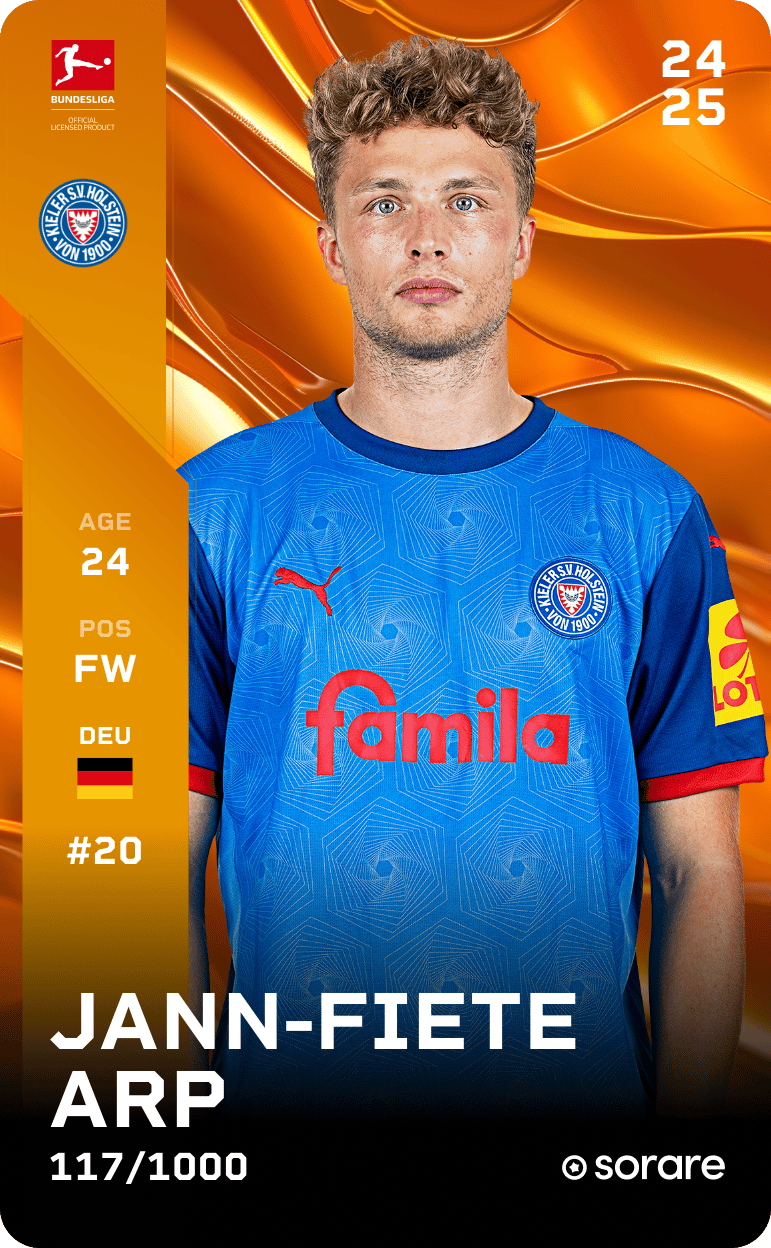 Jann-Fiete Arp 2024-25 • Limited 117/1000