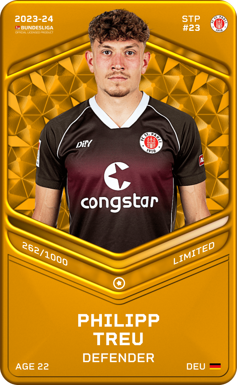 Philipp Treu 2023-24 • Limited 262/1000