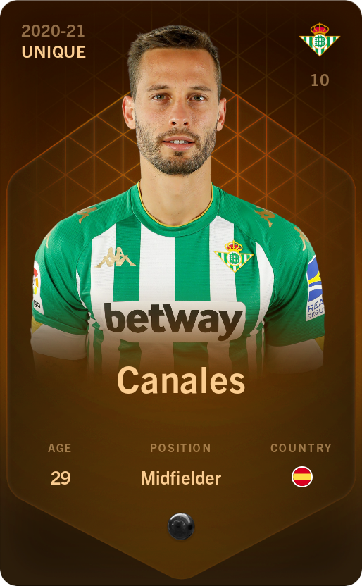 Sorare - Sorare Official - Canales 2020-21 • Unique - NFT # 10728087390484076635587669898102180590319496923717855855060666752935149654789