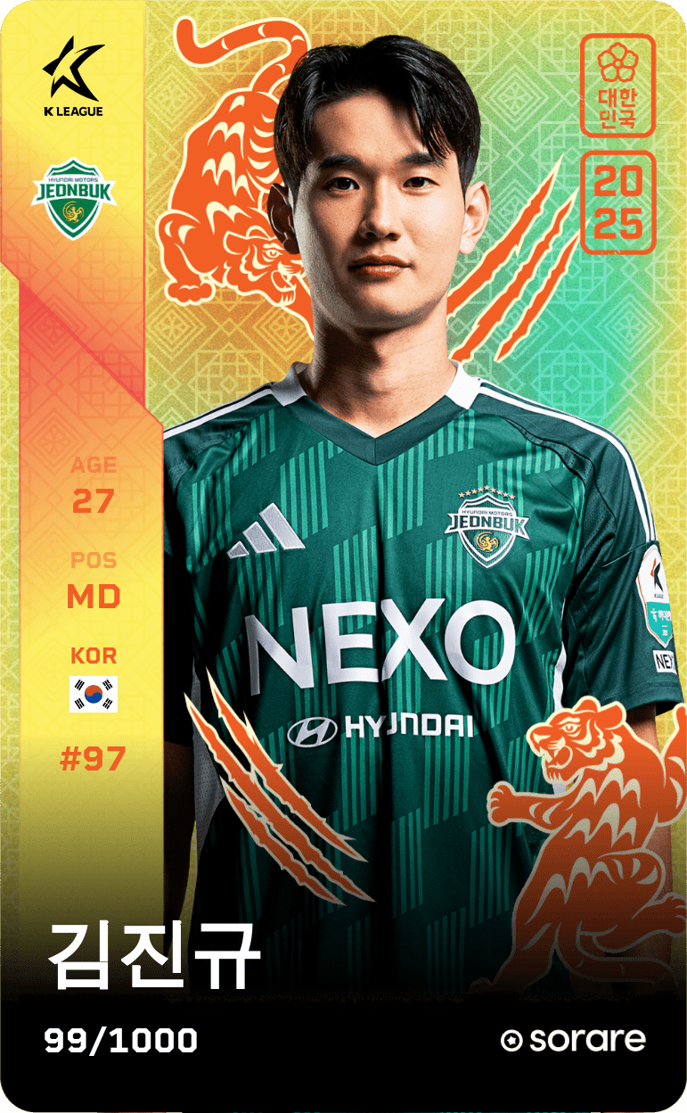 KIM JIN-GYU 2025-26 • Limited 99/1000