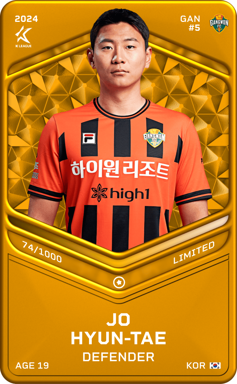 Jo Hyun-Tae 2024-25 • Limited 74/1000