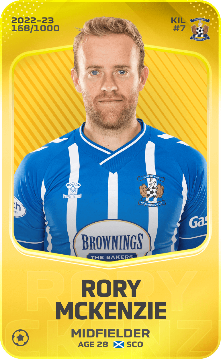 Rory McKenzie 2022-23 • Limited 168/1000