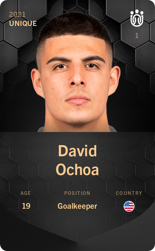 Sorare - Sorare Official - David Ochoa 2021-22 • Unique - NFT # 105593835821488766607926150278152508335642722915098228370838306055826695563565
