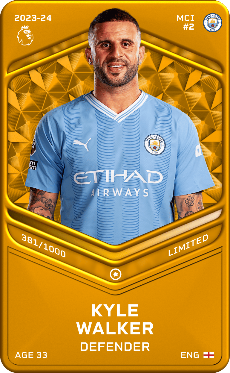 Kyle Walker 2023-24 • Limited 381/1000