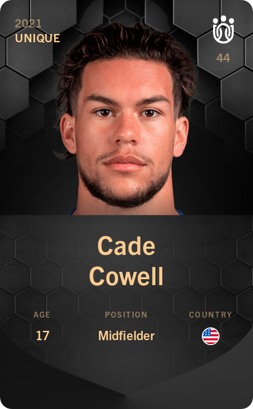 Sorare - Sorare Official - Cade Cowell 2021-22 • Unique - NFT # 3173019065531965583691293627736093000334335287866724331207017631498960982906