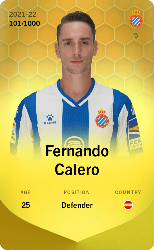 Fernando Calero 2021-22 • Limited 101/1000