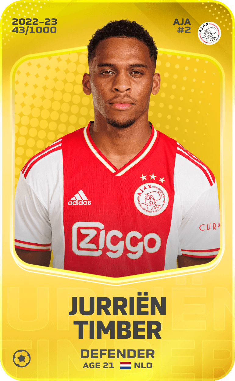 Jurriën Timber 2022-23 • Limited 43/1000