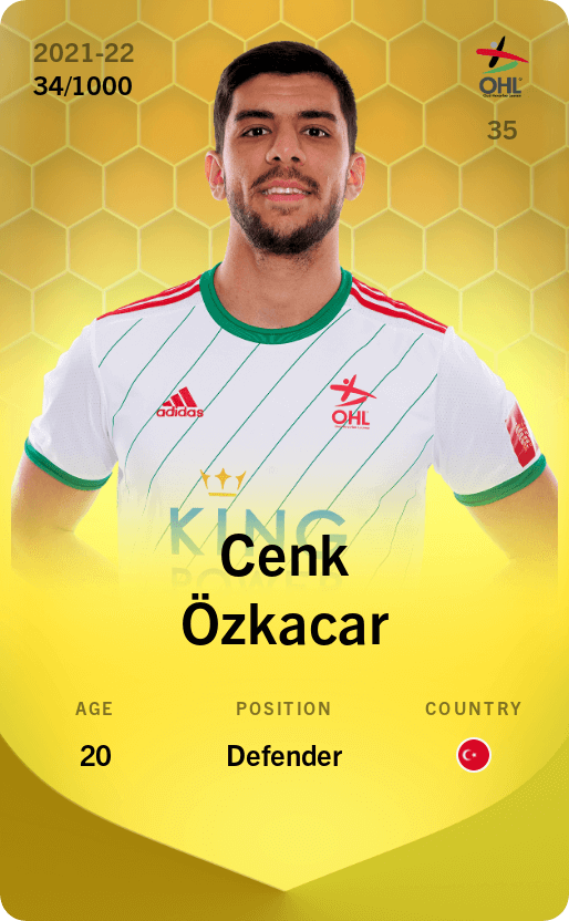 Cenk Özkacar 2021-22 • Limited 34/1000